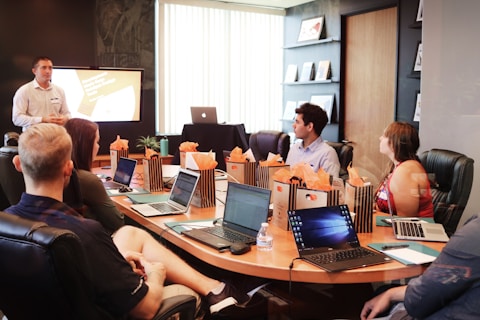 Team working on custom solutions